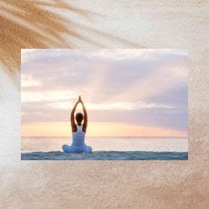 Yoga groepsles op Aruba