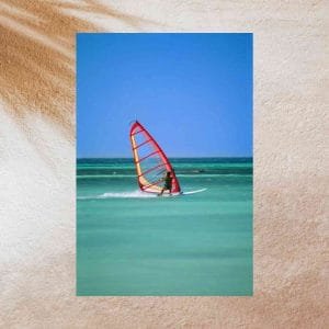 Privé windsurf les op Aruba