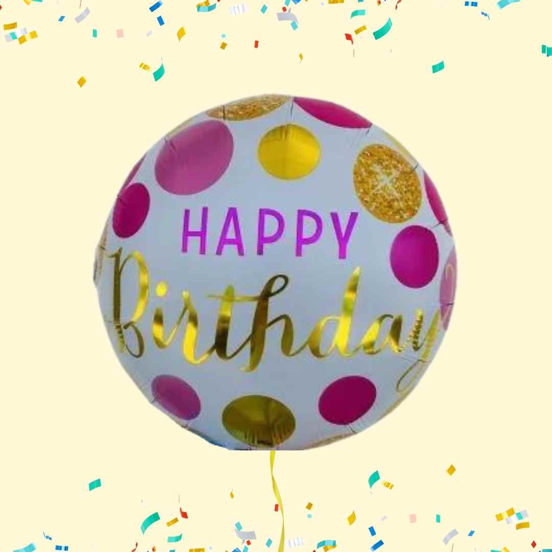 Vrolijke verjaardagsballon