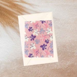 Verras met een verjaardagskaart op Aruba